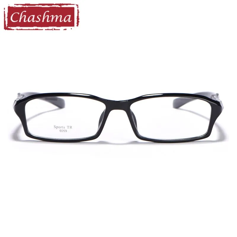 Chashma Men's Full Rim Rectangle Tr 90 Titanium Sport Eyeglasses 6059