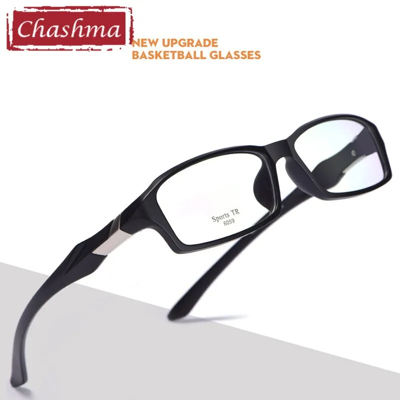 Chashma Men's Full Rim Rectangle Tr 90 Titanium Sport Eyeglasses 6059