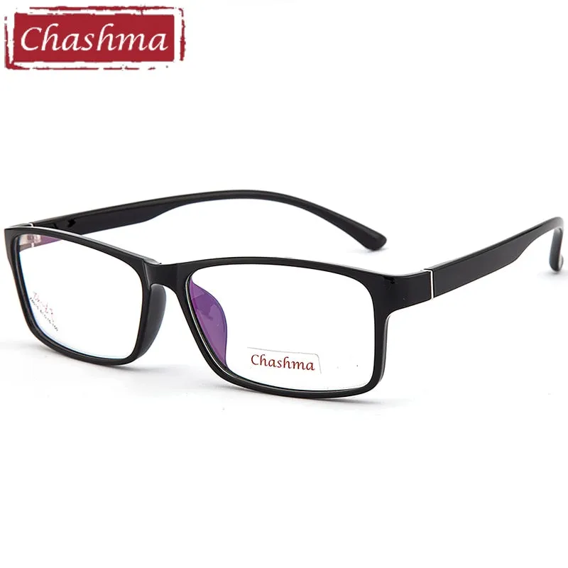 Chashma Men's Full Rim Square Tr 90 Eyeglasses 6015