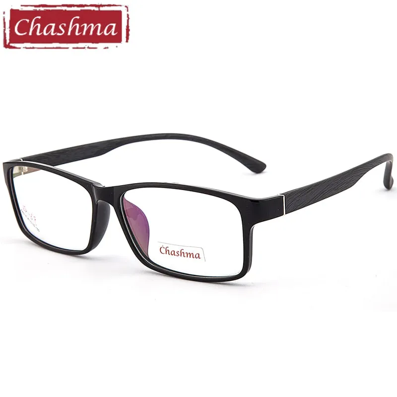 Chashma Men's Full Rim Square Tr 90 Eyeglasses 6015