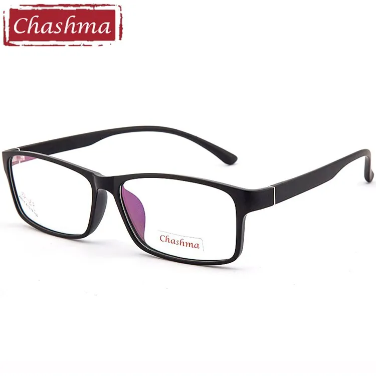 Chashma Men's Full Rim Square Tr 90 Eyeglasses 6015