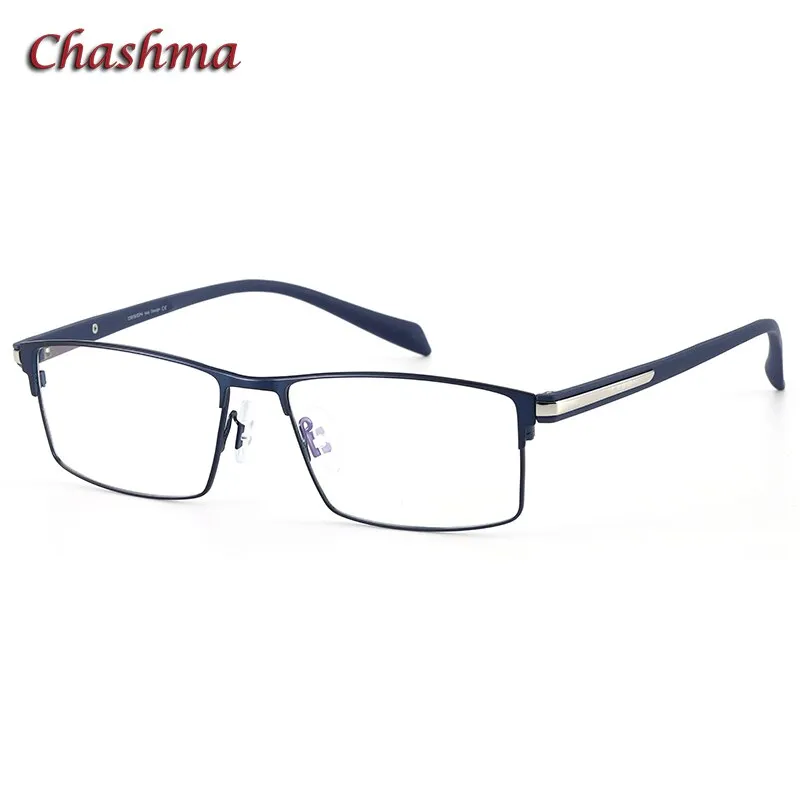 Chashma Ottica Men's Full Rim Large Square Titanium Eyeglasses 9282