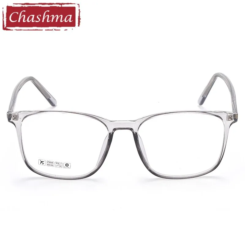 Chashma Unisex Full Rim Square Tr 90 Titanium Eyeglasses 8246