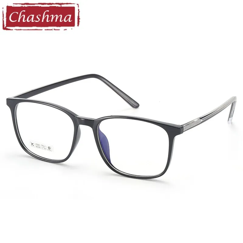 Chashma Unisex Full Rim Square Tr 90 Titanium Eyeglasses 8246