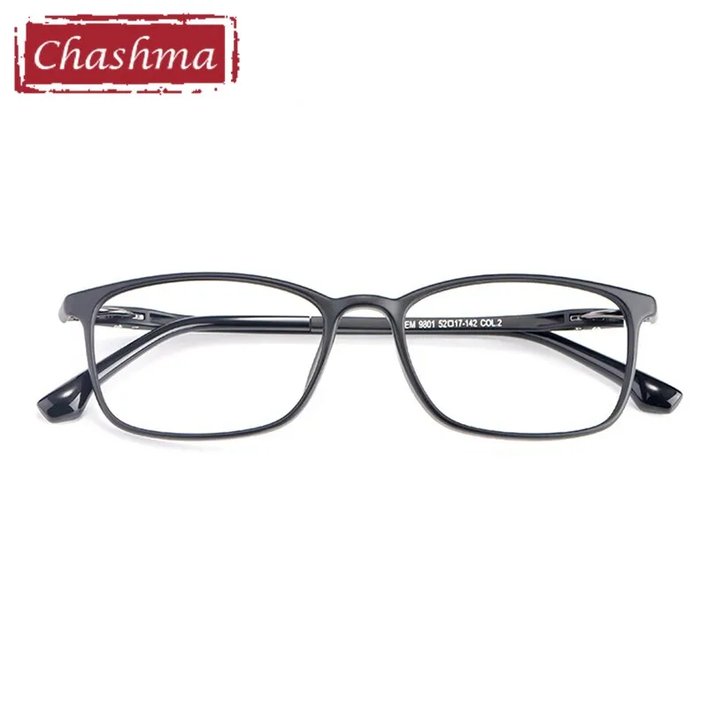 Chashma Unisex Full Rim Square Tr 90 Titanium Eyeglasses 9801