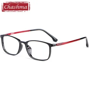 Chashma Unisex Full Rim Square Tr 90 Titanium Eyeglasses 9801