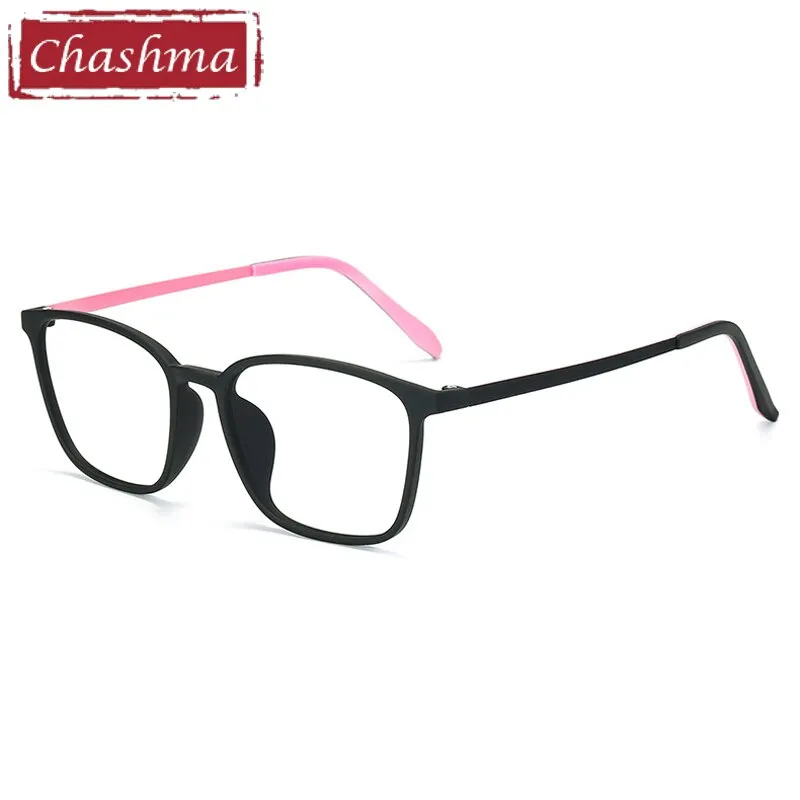 Chashma Unisex Full Rim Ultem Titanium Square Frame Eyeglasses 66113