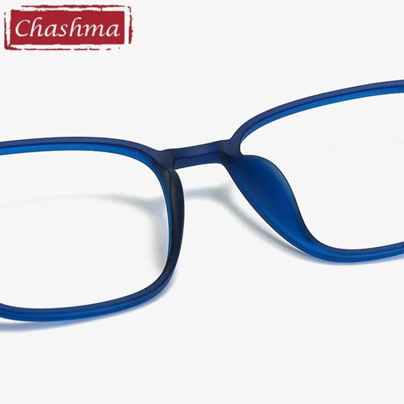 Chashma Unisex Full Rim Ultem Titanium Square Frame Eyeglasses 66113
