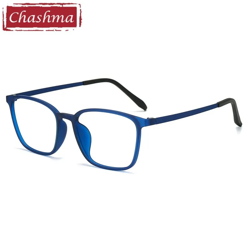 Chashma Unisex Full Rim Ultem Titanium Square Frame Eyeglasses 66113