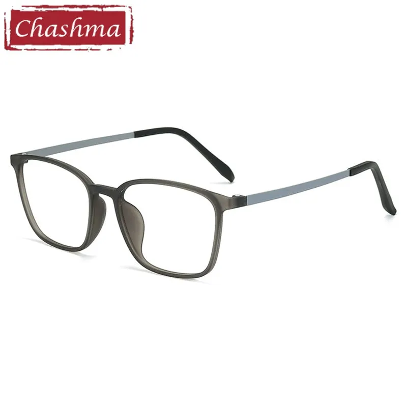 Chashma Unisex Full Rim Ultem Titanium Square Frame Eyeglasses 66113