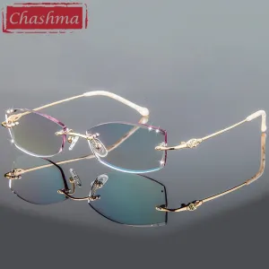 Chashma Women's Rimless Oval Eyeglasses 3085