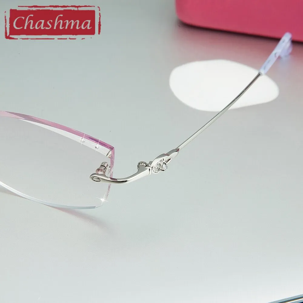 Chashma Women's Rimless Oval Eyeglasses 3085