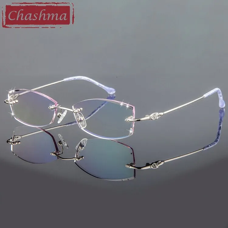 Chashma Women's Rimless Oval Eyeglasses 3085