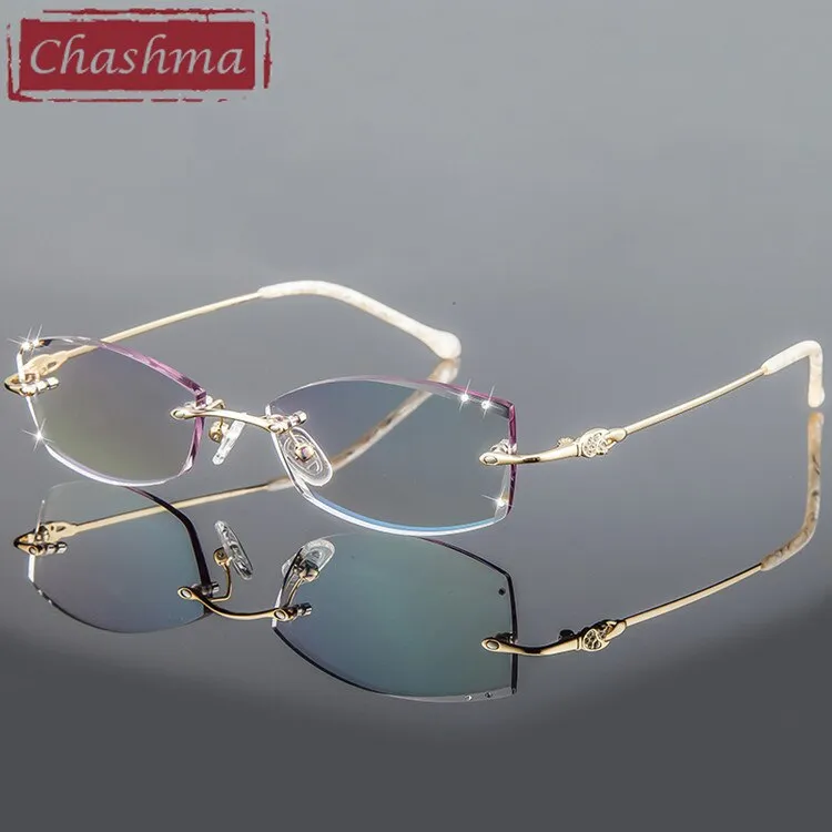 Chashma Women's Rimless Oval Eyeglasses 3085