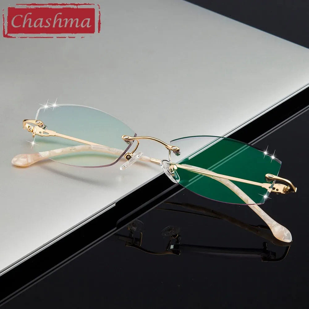 Chashma Women's Rimless Oval Eyeglasses 3085