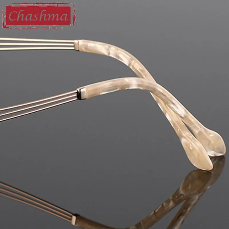 Chashma Women's Rimless Oval Titanium Eyeglasses 52008