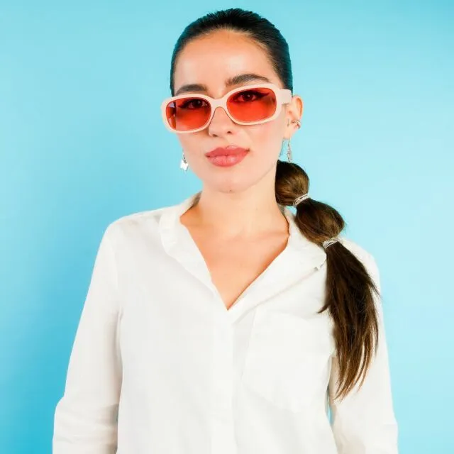 CHIARA GLOW SUNGLASSES - Dust Pink