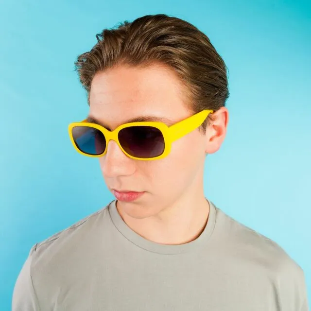 CHIARA GLOW SUNGLASSES - Vibrant Yellow