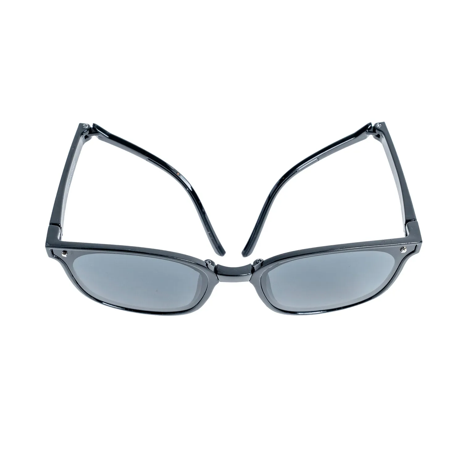 Chokore Stylish Folding Sunglasses with UV 400 Protection (Black)