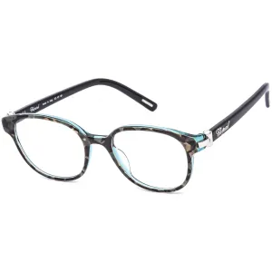 Chopard Women's Eyeglasses - Full Rim Turquoise Havana Plastic Frame | VCH198S 0AE8