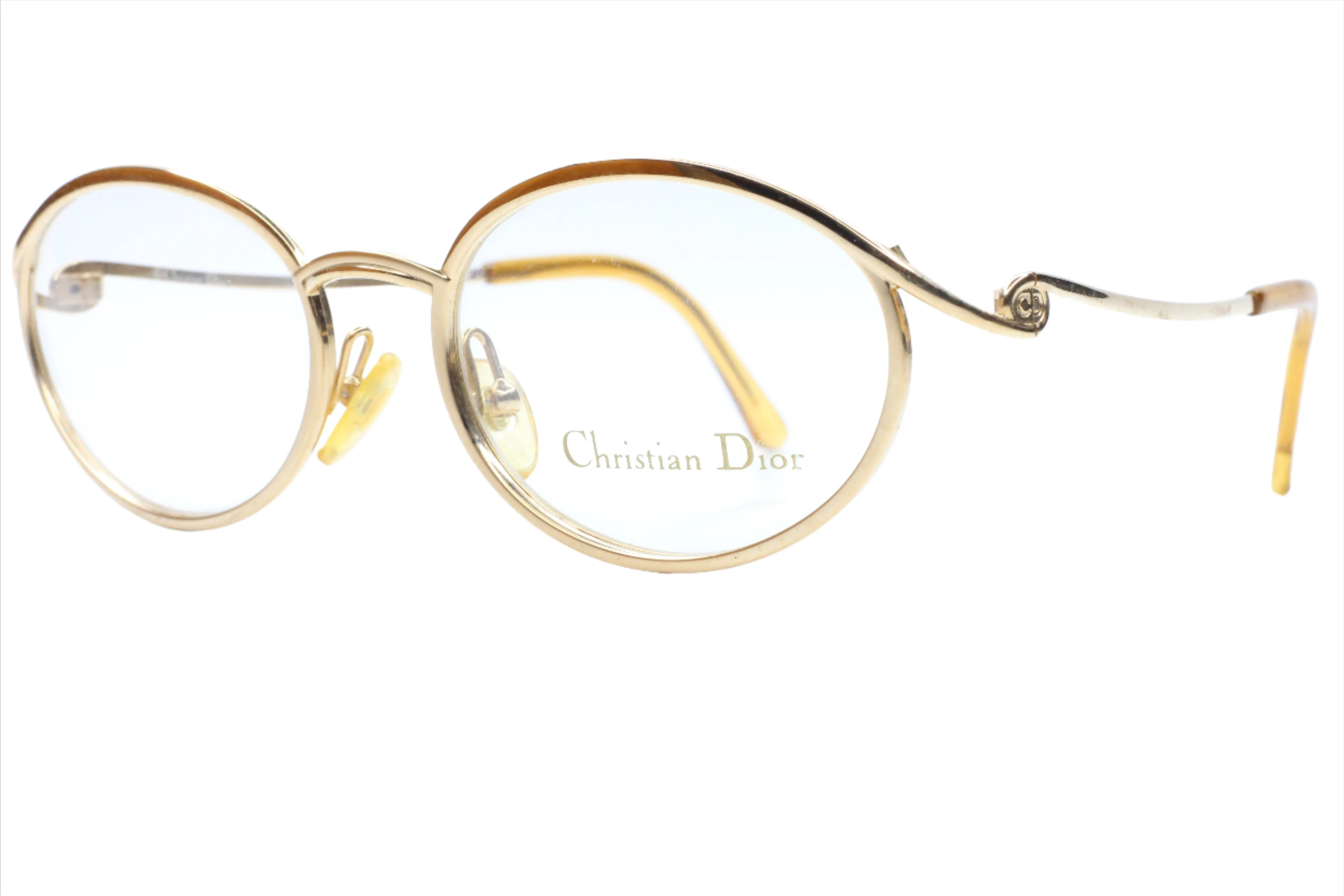Christian Dior CD2039 Gold 40K RX Vintage Luxury Austria Eyeglasses