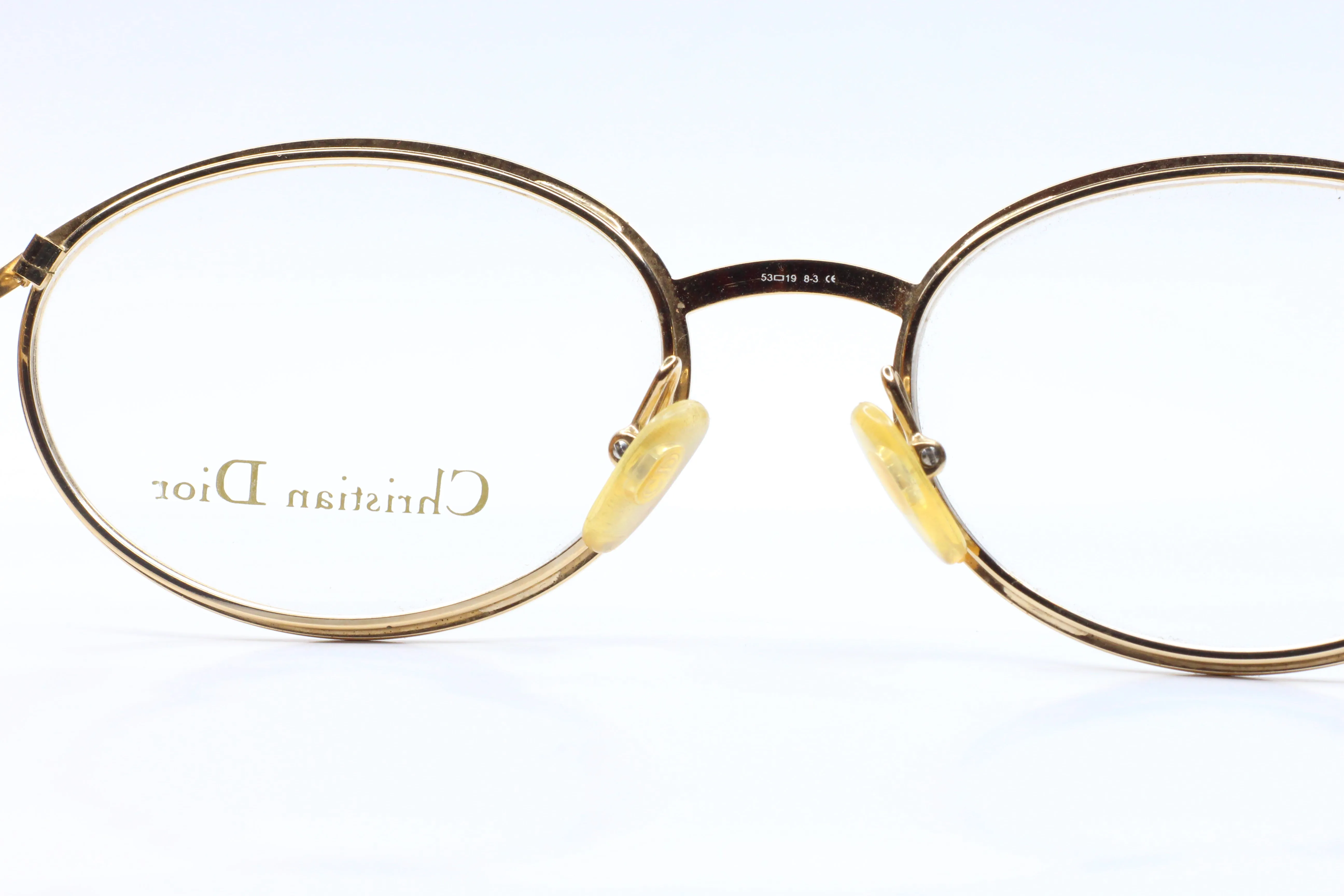Christian Dior CD2039 Gold 40K RX Vintage Luxury Austria Eyeglasses
