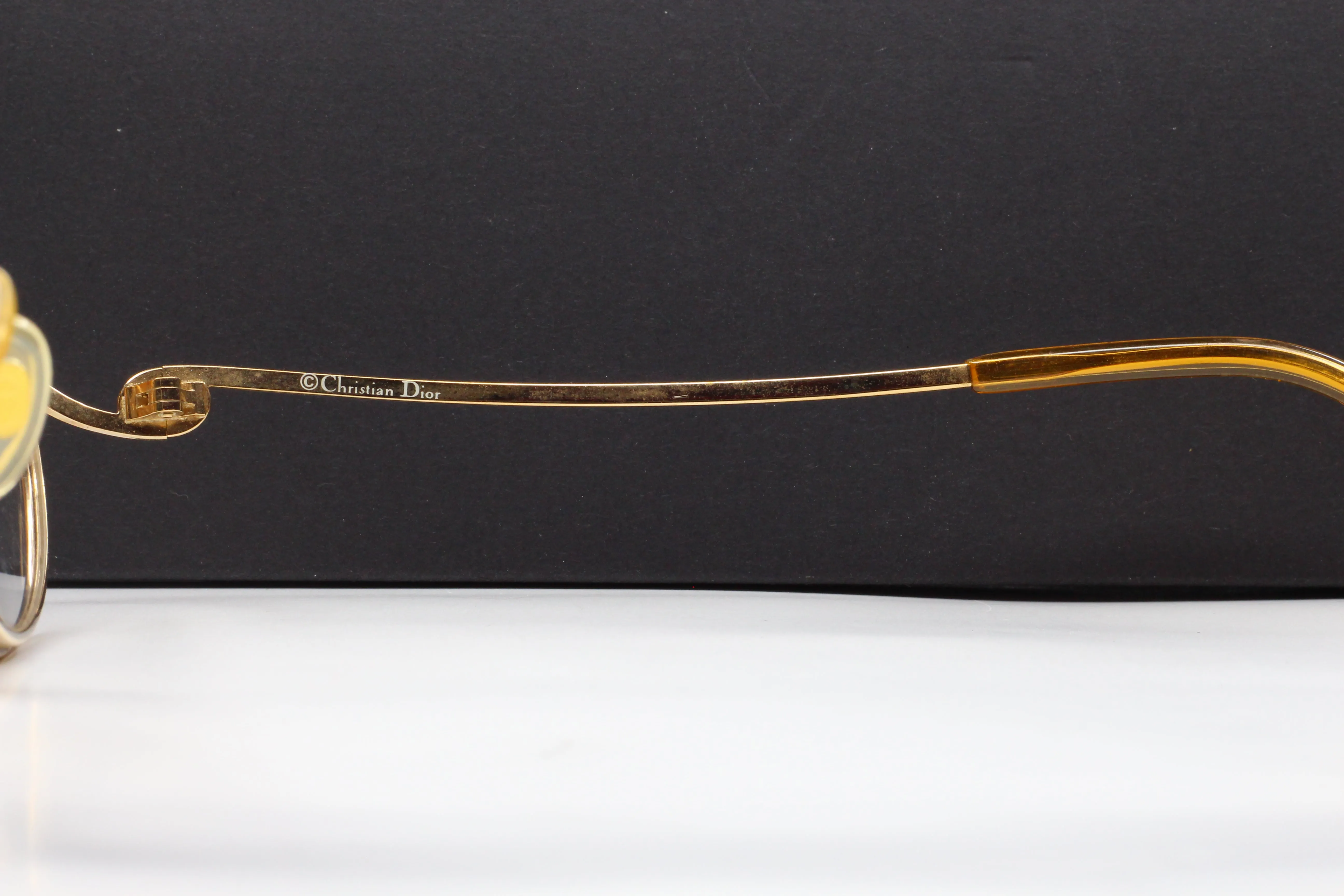 Christian Dior CD2039 Gold 40K RX Vintage Luxury Austria Eyeglasses
