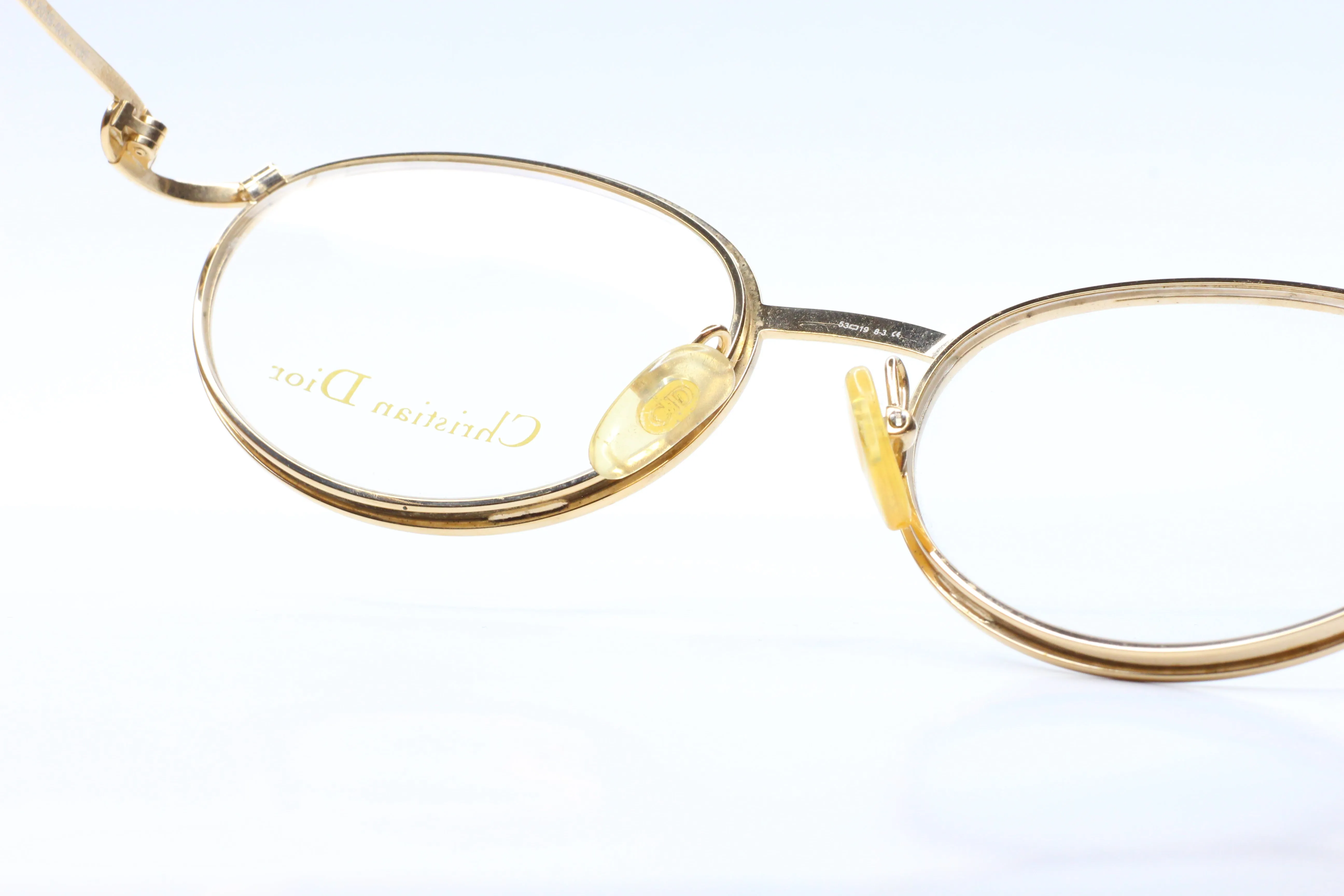 Christian Dior CD2039 Gold 40K RX Vintage Luxury Austria Eyeglasses