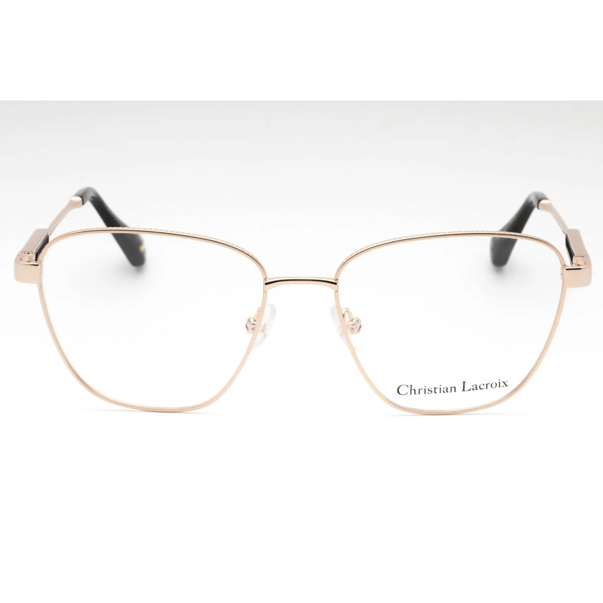 Christian Lacroix Women's Eyeglasses - Gold/Black Metal Butterfly Frame | CL3066 470
