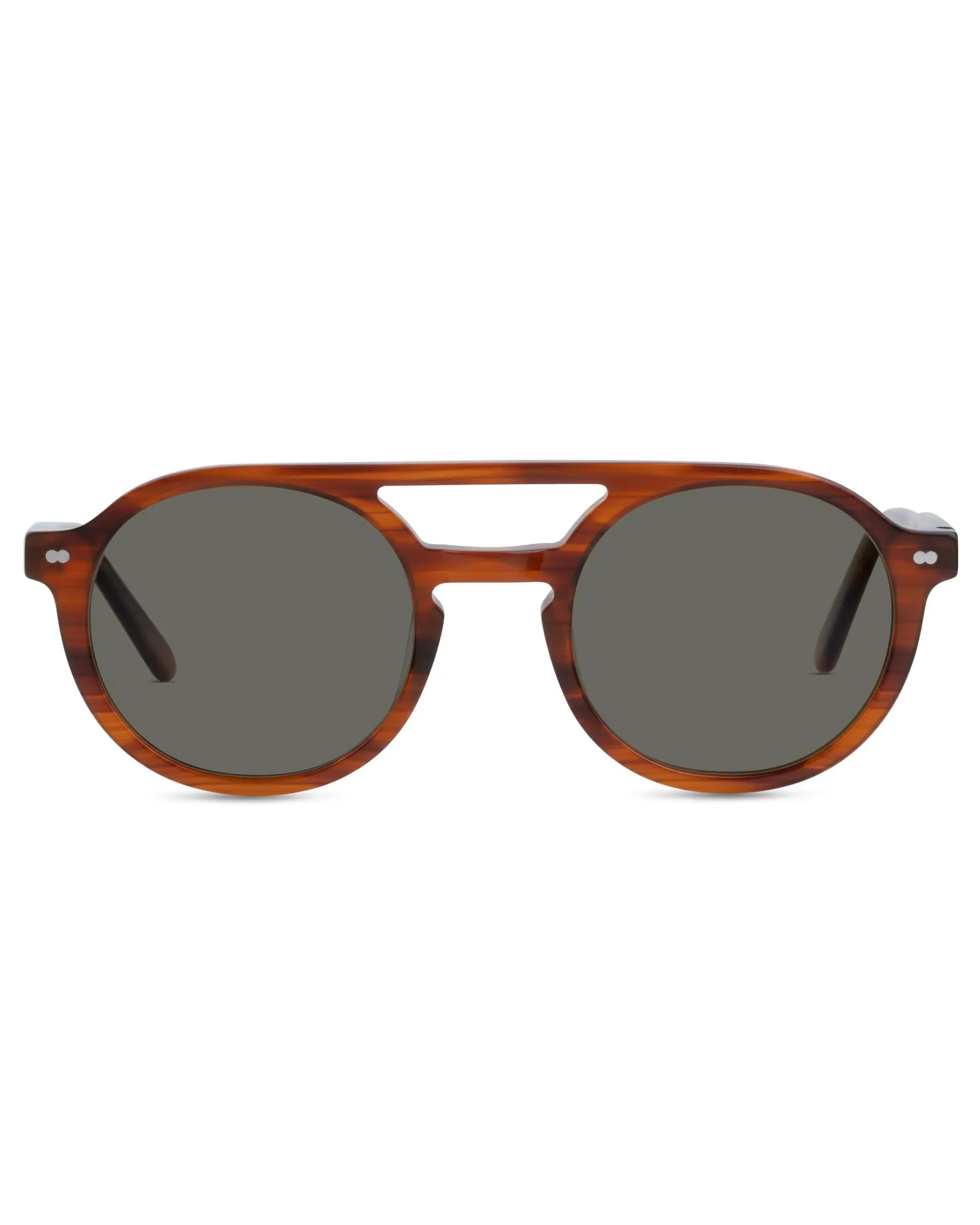 Christopher Cloos Larvotto Bourbon 48mm Minimalistic Polarized Sunglasses