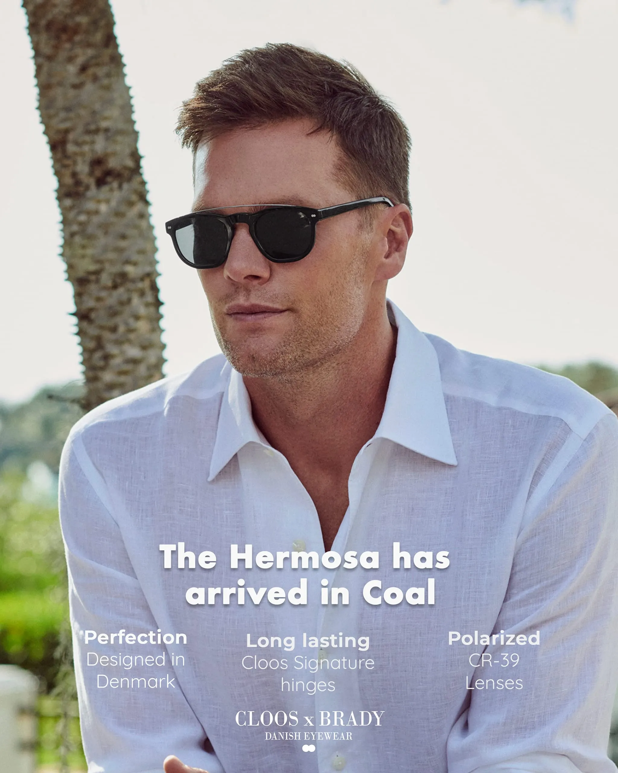 Christopher Cloos x Brady Hermosa Polarized Biodegradable Sunglasses