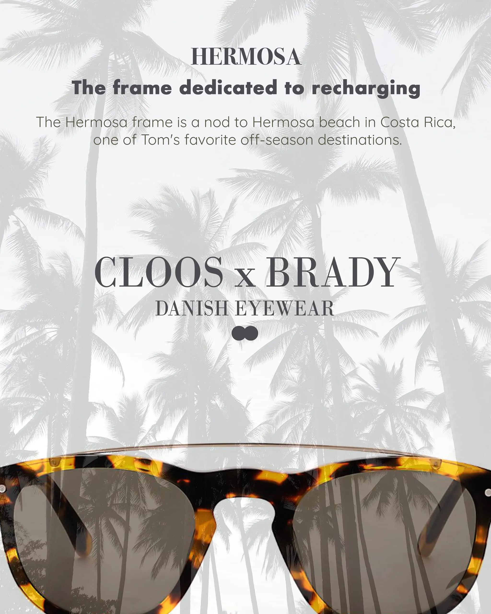 Christopher Cloos x Brady Hermosa Polarized Biodegradable Sunglasses