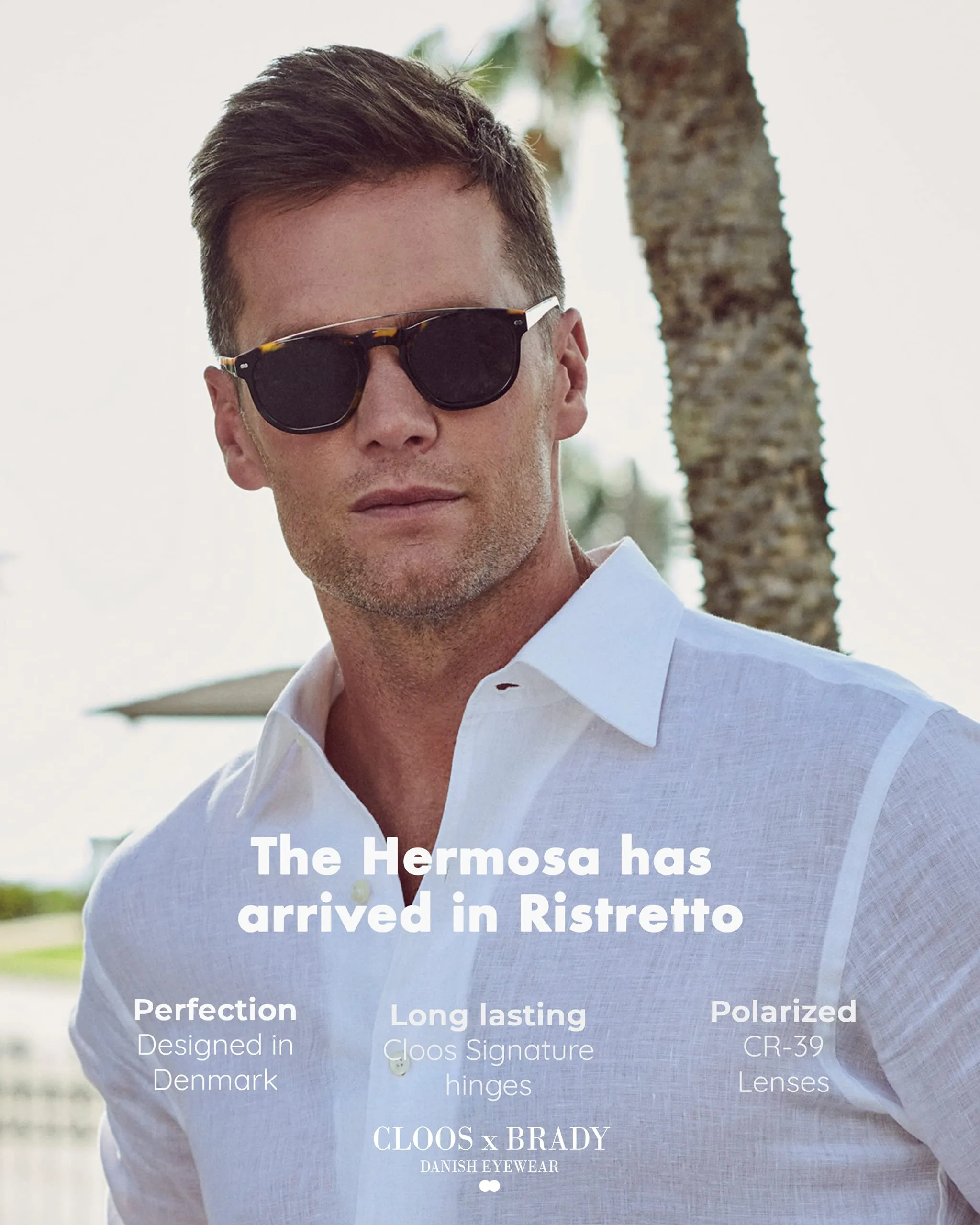 Christopher Cloos x Brady Hermosa Polarized Biodegradable Sunglasses