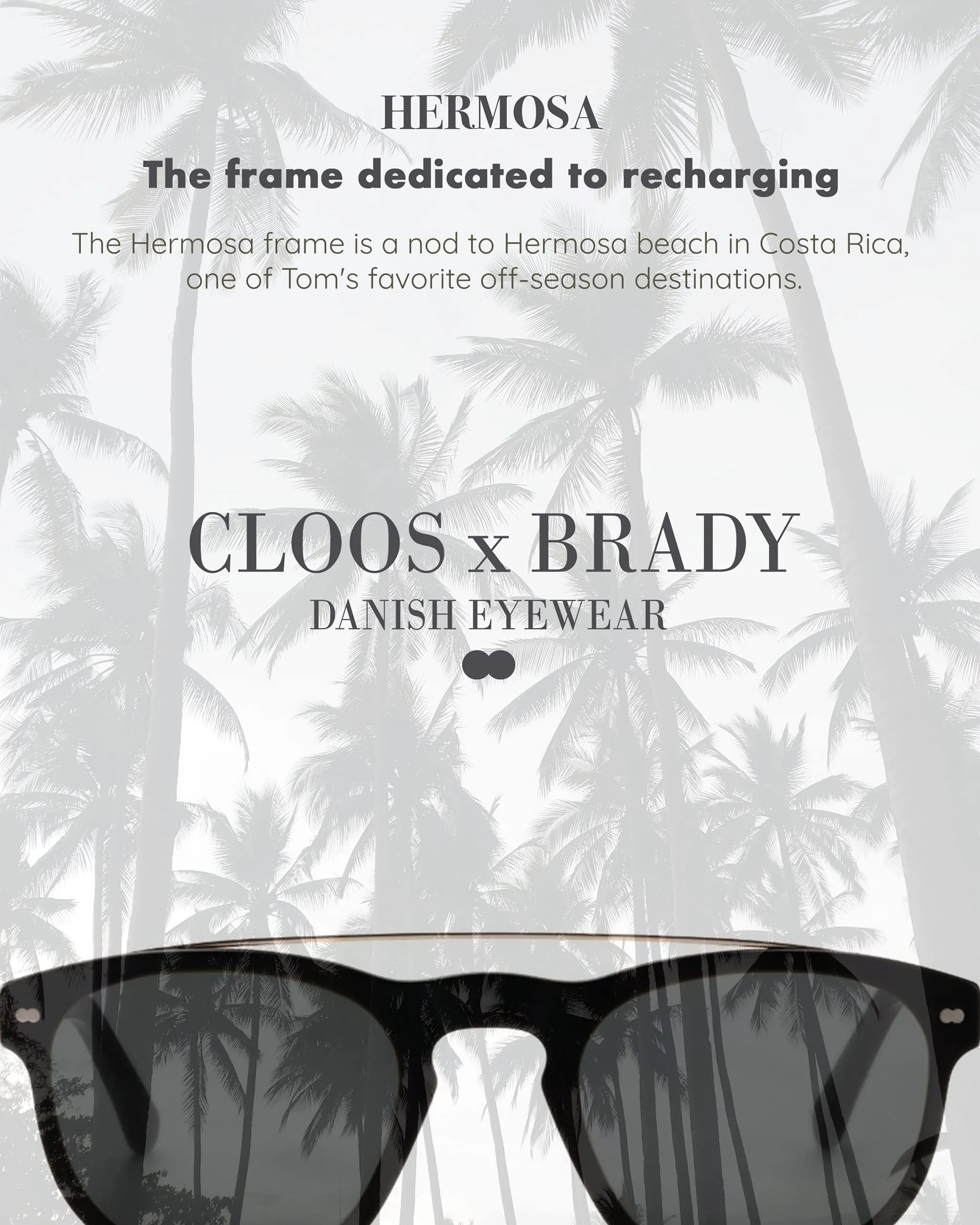 Christopher Cloos x Brady Hermosa Polarized Biodegradable Sunglasses