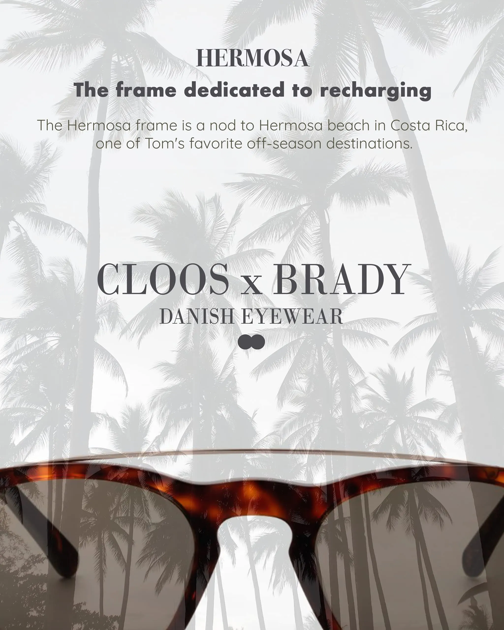 Christopher Cloos x Brady Hermosa Polarized Biodegradable Sunglasses