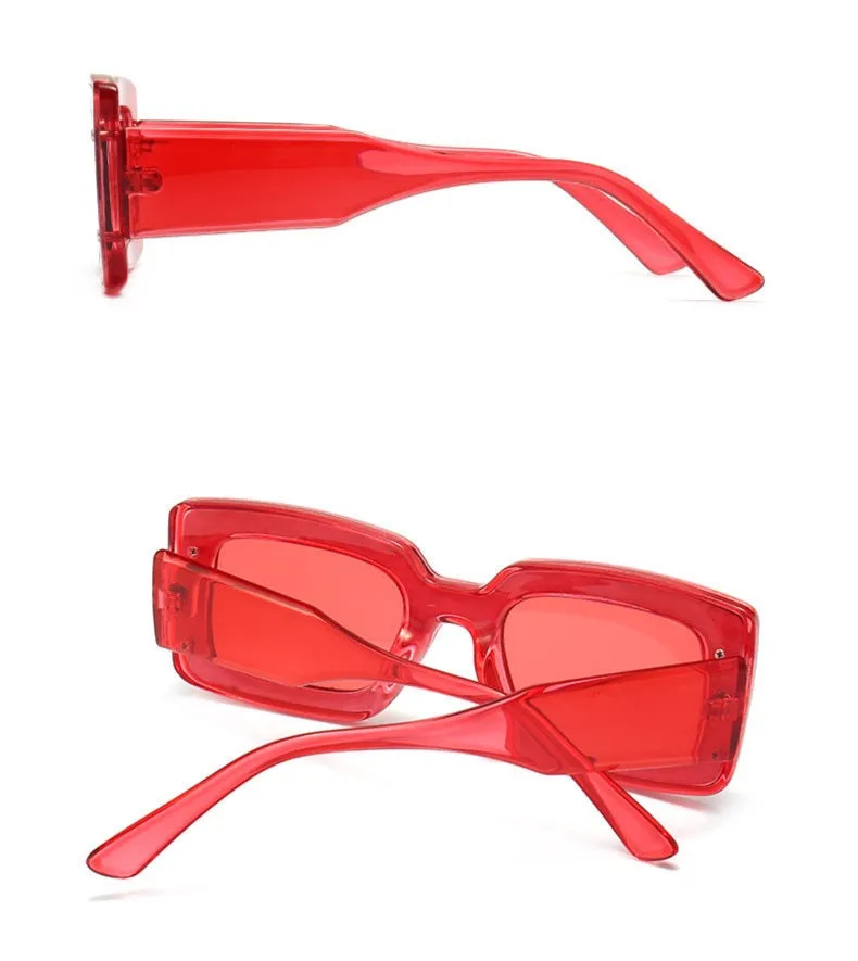 Chunky Vacation Square Frame Sunglasses