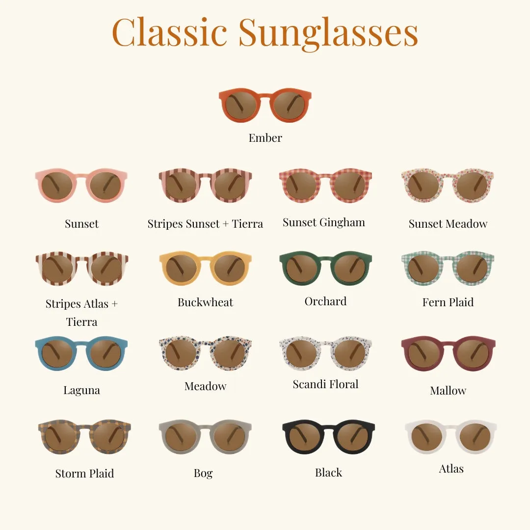 CLASSIC: BENDABLE & POLARIZED SUNGLASSES | SCANDI FLORAL