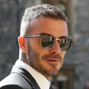 Classic Polarized Brand Design Semi-Rimless Sunglasses