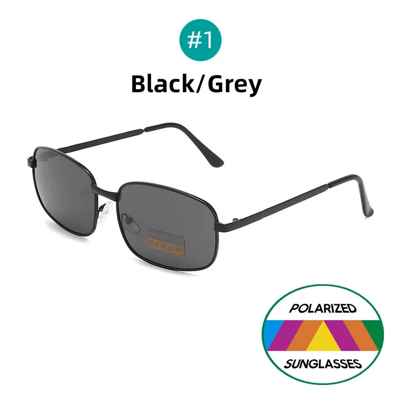 Classic Rectangle Polarized Retro Sunglasses