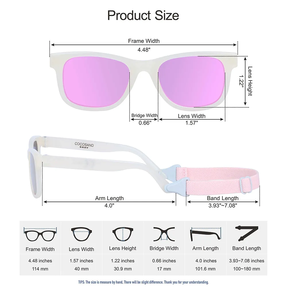 Classic Square Age 0-2, Light Pink Transparent