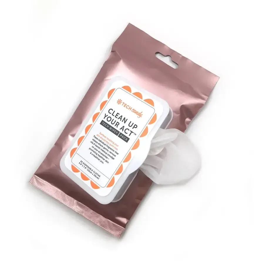 CLEAN UP YOUR ACT TECH WIPEY 20 PACK