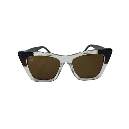 CLEAR FUTURE | Cat Eye Full Rim Sunglasses UV Protection