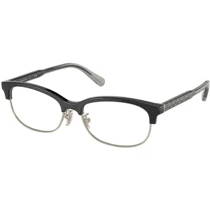 Coach Unisex Eyeglasses - Black Pale Gold Frame Adjustable Nose Pad | 6144 5629