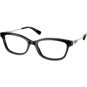 Coach Women's Eyeglasses - Black Plastic Square Frame Demo Lens | COACH 0HC6163 5002