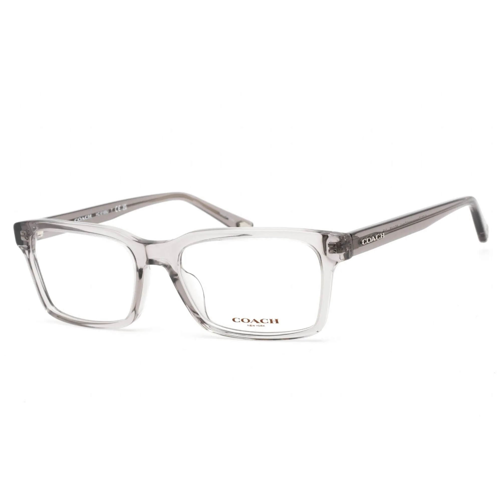 Coach Women's Eyeglasses - Transparent Grey Plastic Rectangular Frame | 0HC6169U 5176