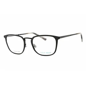 Cole Haan Men's Eyeglasses - Black Rectangular Metal Frame Clear Lens | CH4042 001