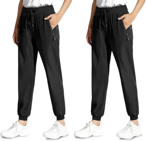 ComfysFit Women's Ultra Stretch Active Pants - Quick Drying High Waisted Yoga Workout Pants for Women
