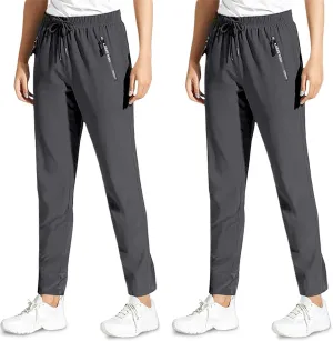 ComfysFit Women's Ultra Stretch Active Pants - Quick Drying High Waisted Yoga Workout Pants for Women