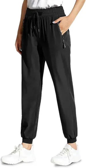 ComfysFit Women's Ultra Stretch Active Pants - Quick Drying High Waisted Yoga Workout Pants for Women