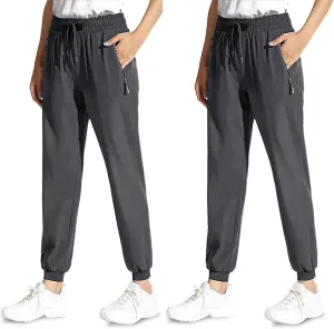 ComfysFit Women's Ultra Stretch Active Pants - Quick Drying High Waisted Yoga Workout Pants for Women